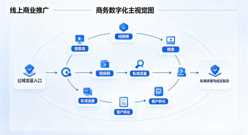 武强县线上商业推广怎么做？全域流量闭环搭建与低成本转化实战指南